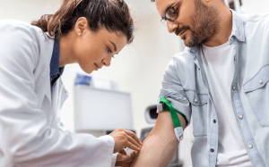 exame de sangue no admissional