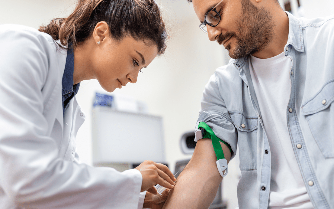 exame de sangue no admissional