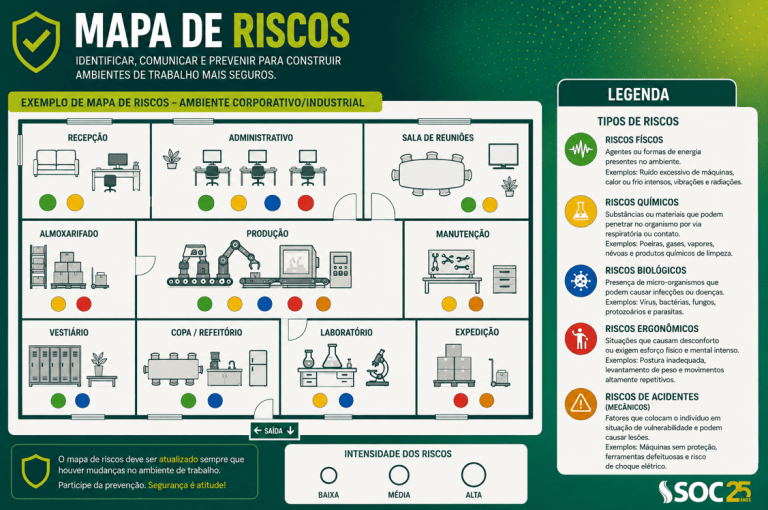 O que é um Mapa de Riscos? Entenda sua importância