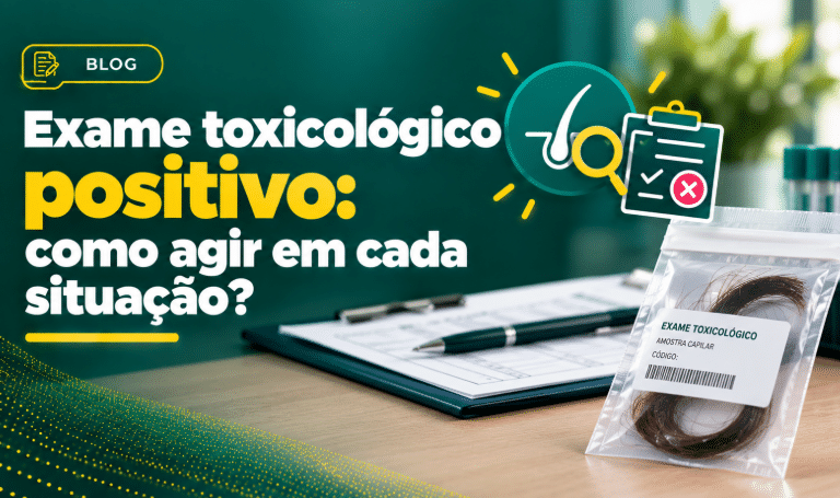 Exame toxicológico positivo